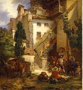 Johan Christoffer Boklund Marksmen in Merano oil